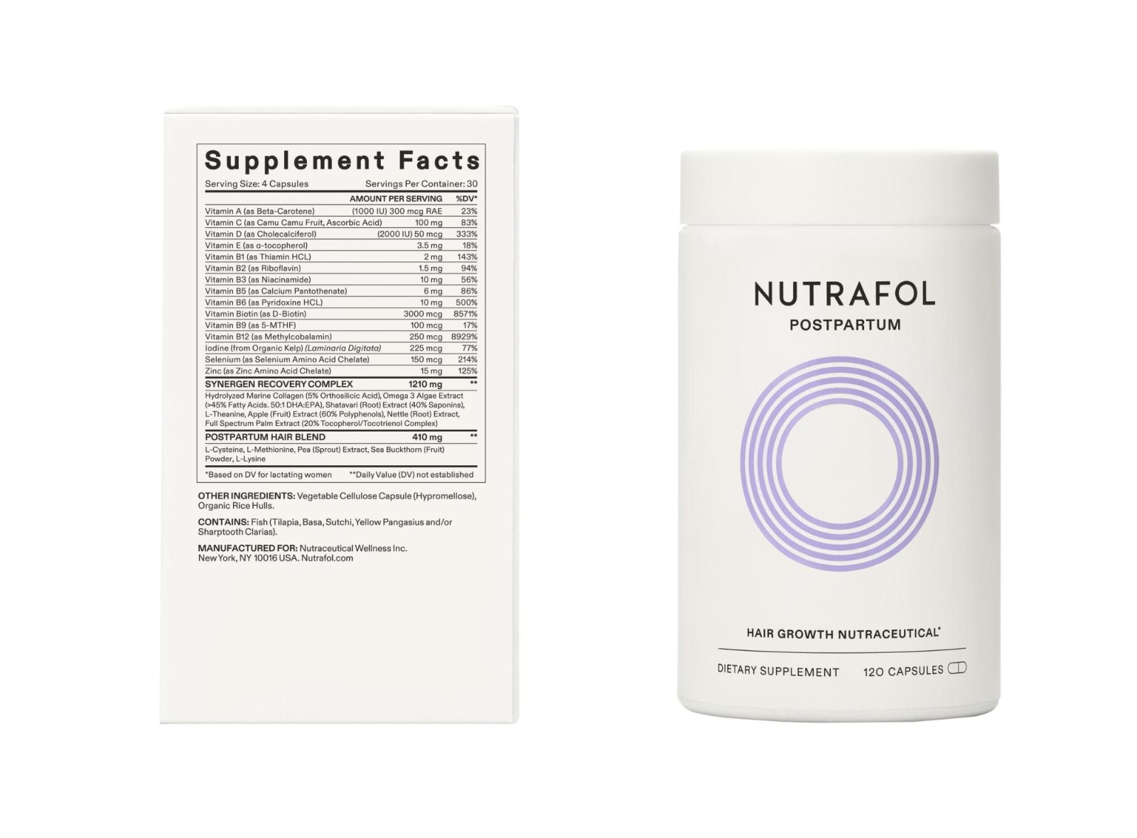 Nutrafol Postpartum – Three Month Supply